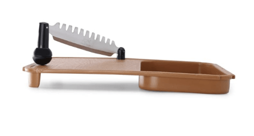 Anjali Fantastique Plastic Commander Chopping Board with Sharp Blades for Vegetable Fruits Nuts Cutting - Durable and Time Saving Kitchen Tool Fc05, Brown - Image 2